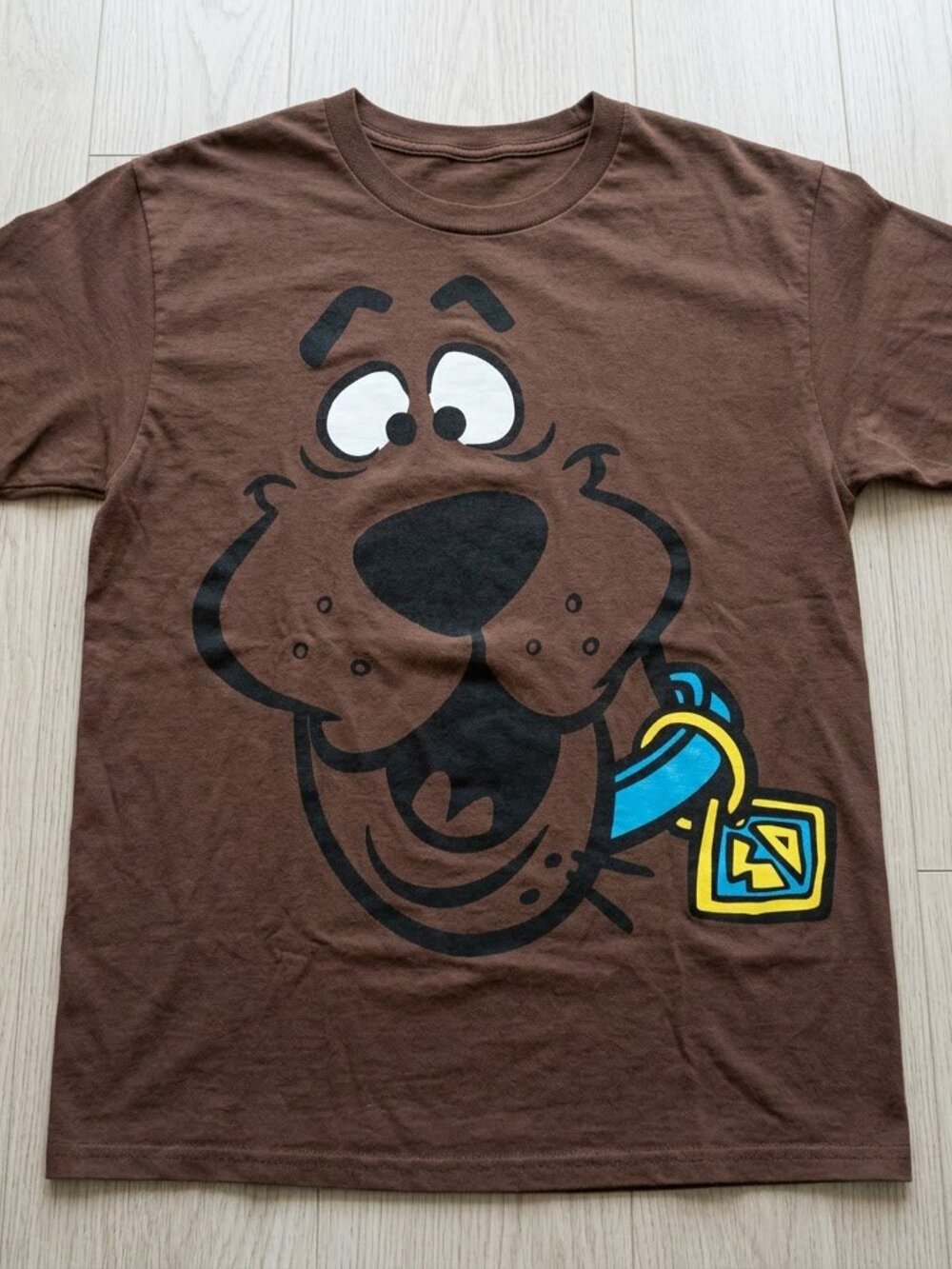 Scooby Doo Face Adult T-Shirt